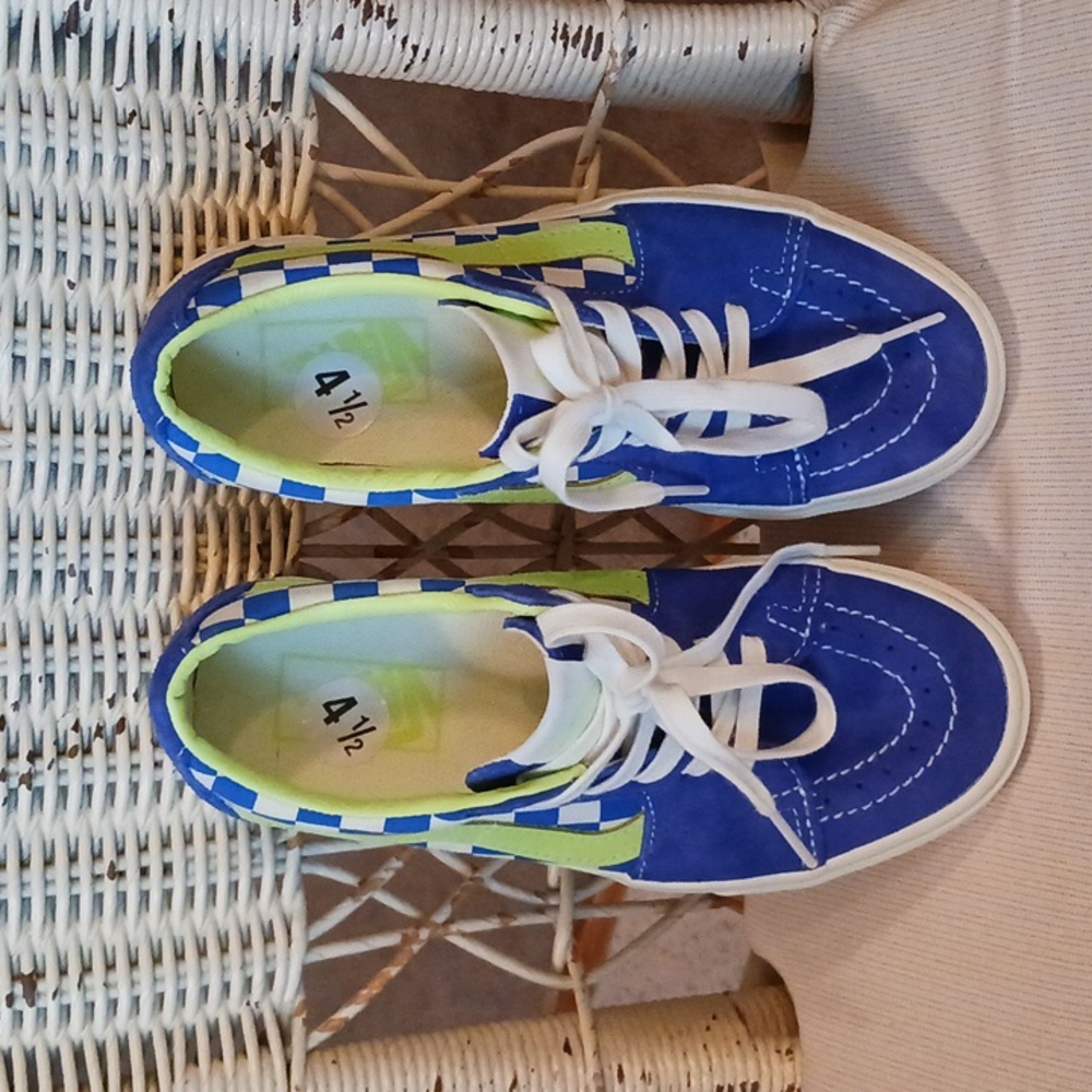 Vans Sk8-LowCheckerboard sneaker - size 4.5 - Picture 2 of 11